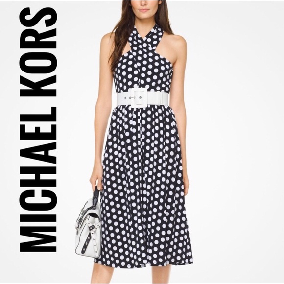 Michael Kors Dresses & Skirts - Michael Kors's Polka Dot Print Dress✨Brand New!